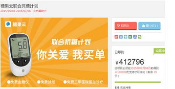 京東血糖儀類眾籌創新高，糖果云一日破41萬，開啟健康管理新篇章